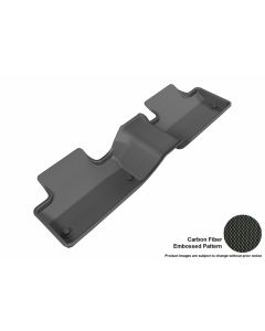 3D MAXpider 2014-2019 Land Rover Range Rover Evoque Kagu 2nd Row Floormats - Black - L1LR01821509