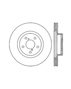 StopTech Drilled Sport Brake Rotor - 128.47012L