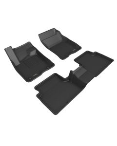 3D Maxpider 21-22 Ford Bronco Sport Kagu 1st 2nd Row - Floor Mat Set (Black) - L1FR14601509