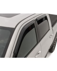 AVS 09-18 Dodge RAM 1500 Crew Cab Ventvisor Outside Mount Window Deflectors 4pc - Smoke - 94109