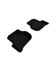 3D MAXpider 2005-2010 Volkswagen Jetta/Golf Kagu 2nd Row Floormats - Black - L1VW00821509