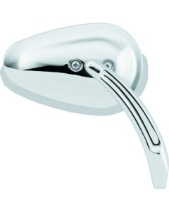 Bikers Choice 65-Up Chrome Tapered Mirrors Universal Custom Pair - 488745
