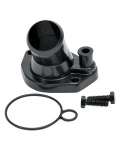 Edelbrock Steel Water Neck for Ford Small Block Windsor - Black - 48143