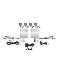 Diode Dynamics RGBW Rock Light Installer Kit (12-pack) - DD7748