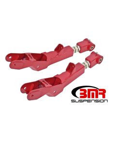 BMR 10-15 5th Gen Camaro Lower Control Arms Rear On-Car Adj. (Polyurethane) - Red - TCA029R
