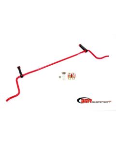 BMR 05-10 S197 Mustang Rear Solid 22mm Sway Bar Kit w/ Bushings & Billet Links - Red - SB023R