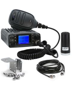 Rugged Radios Radio Kit Lite - GMR25 Waterproof GMRS Mobile Radio with Stealth Antenna - RKL-GMR25