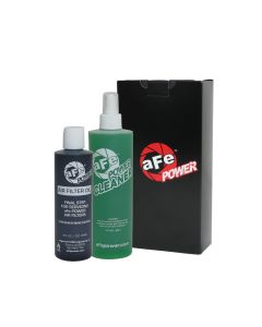 aFe Air Filter Restore Kit (8oz Squeeze Oil & 12oz Spray Cleaner) - Black - 90-51401B