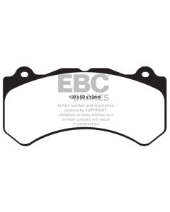 EBC 2018+ Dodge Durango SRT 6.4L Extra Duty Front Brake Pads - ED91853