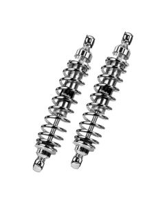 Bitubo WMB0 Twinshocks Adjustable: Spring Preload, Length 356mm, Chrome Edition - HD038WMB03