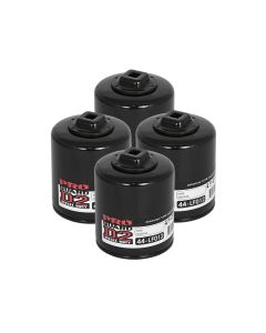 aFe Pro GUARD D2 Oil Filter 07-14 GM Trucks V8 4.8L/5.3L/6.0L/6.2L (4 Pack) - 44-LF012-MB