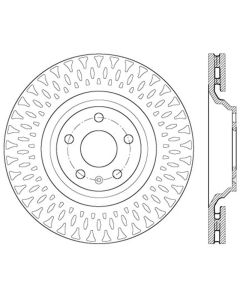 StopTech Slotted & Drilled Sport Brake Rotor - 127.33140L