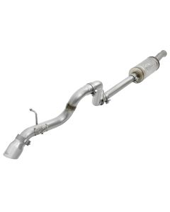 aFe MACH Force-Xp 2.5in 409SS Axle-Back Hi-Tuck Exh Sys w/ Pol Tip 18-20 Jeep Wrangler (JL) V6 3.6L - 49-48075-P