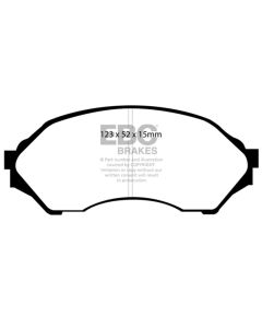 EBC 99-02 Mazda Protege 1.6 Yellowstuff Front Brake Pads - DP41302R