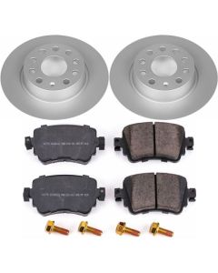 Power Stop 15-18 Volkswagen Golf Rear Z23 Evolution Sport Coated Brake Kit - CRK7053
