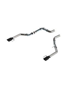 Borla 21-23 Ford Raptor 3in Tail Pipe Kit 4.5in Tip - Black Chrome - 60727BC