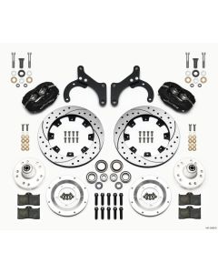 Wilwood Forged Dynalite Front Kit 12.19in Drilled 59-64 Chevy Impala / 63-64 Corvette - 140-12459-D
