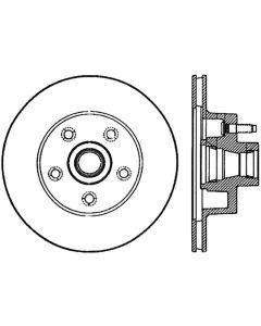 StopTech Slotted & Drilled Sport Brake Rotor - 127.61010R