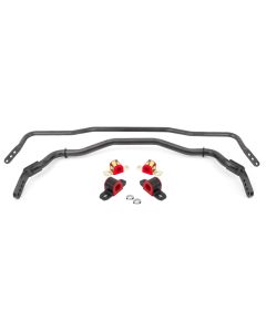 BMR 15-22 S550 Mustang Sway Bar Kit with Bushings  Front and Rear Black Hammertone - SB763H