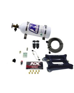 Nitrous Express 4150 Hitman 4-BBL Nitrous Kit (100-200HP) w/5lb Bottle - 40040-05
