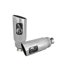 aFe MACH Force-XP 4-1/2in Steel OE Replacement Exhaust Tips - 2021+ Dodge Ram (5.7L V8) - Polished - 49C42073-P