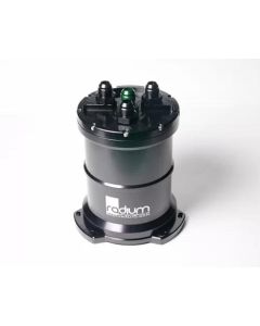 Radium Engineering Pumpless Single 10AN Center Pick-Up High Volume Fuel Surge Tank - 20-0081