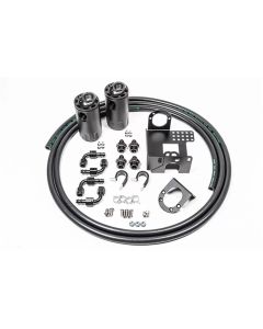 Radium Engineering 90-05 Mazda MX-5 Dual Catch Can Kit Fluid Lock - 20-0337-FL