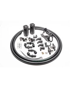 Radium Engineering Fluid Lock Dual Catch Can Kit Nissan R32 Skyline Gt-R- RADI-20-0590-FL