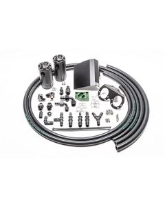 Radium 02-21 Subaru EJ-Series Fluid Lock Turbo Dual Catch Can Kit - 20-0608-FL