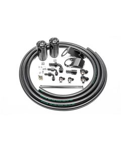 Radium Engineering 89-94 Nissan S13 Dual Catch Can Kit - Fluid Lock - 20-0727-FL