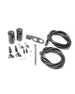 Radium Engineering Dual Catch Can Kit Nissan Z33 V35 VQ35DE/HR Fluid Lock - 20-0729-FL