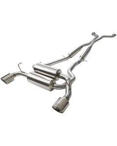 aFe Takeda 2-1/2in 304SS Cat-Back Exhaust Infiniti G37 08-13/Q60 14-15 V6-3.7 w/ Polished Tips - 49-36103-P