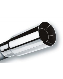 Borla Universal Polished Tip Single Round Intercooled (inlet 2 1/2in. Outlet 2 1/2in) - 20104