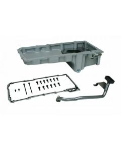 Moroso GM LS Swap (w/Rear Sump & Spin-On Oil Filter Adapter) Wet Sump 6qt 5.75in Aluminum Oil Pan - 20105
