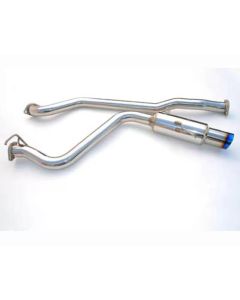 Invidia 08-09 WRX Sedan 76mm (101mm tip) RACING Titanium Tip Cat-back Exhaust - HS08SW4GST