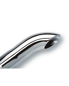 Borla Universal Polished Tip Single Round Turndown/Turnout (inlet 3in. Outlet 3in) *NO Returns* - 20140