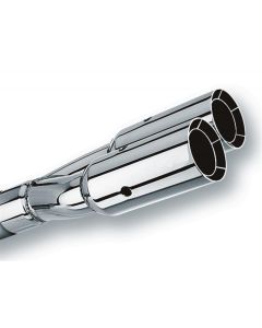 Borla Universal Polished Tip Dual Round Intercooled (inlet 2 1/2in. Outlet 3in) *NO Returns* - 20203