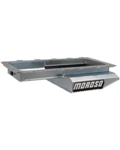 Moroso Ford 4.6/5.4L Cobra Replica (w/Rear Sump) Road Race Baffled Wet Sump 7qt 4in Steel Oil Pan - 20549