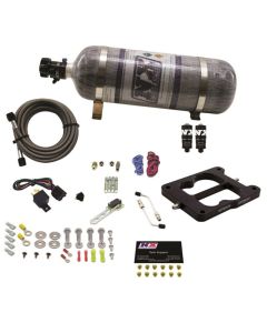 Nitrous Express Q-Jet/Holley Spread Bore Hitman Plus Nitrous Kit w/Composite Bottle - 40081-12