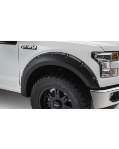 Bushwacker 15-17 Ford F-150 Pocket Style Flares 2pc Not Compatible w/ Technology Package 68T - Black - 20091-02