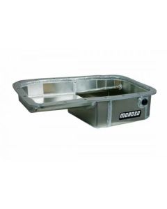 Moroso Acura/Honda 1.6L B16A3 Kicked Out Drag Race Baffled 5qt 5-5/8in Aluminum Oil Pan - 20901