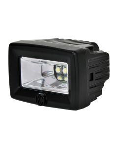 KC HiLiTES C-Series 2in. C2 LED Light 20w Area Flood Beam (Single) - Black - 1328