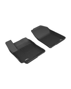 3D MAXpider 2018-2020 Hyundai Accent Sedan Kagu 1st Row Floormat - Black - L1HY08611509