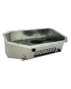 Moroso Acura/Honda K Series Swap Road Race Baffled Extra Capacity 5.5in Steel Oil Pan - 20915