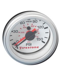 Firestone Replacement Pressure Gauge - White Face Dual GA Only (For PN 2241 / 2260) (WR17609201) - 9201