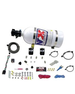 Nitrous Express All Ford EFI Single Nozzle Nitrous Kit (35-150HP) w/10lb Bottle - 20922-10