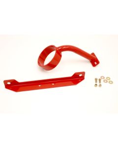 BMR 05-10 S197 Mustang Front Driveshaft Safety Loop - Red - DSL010R