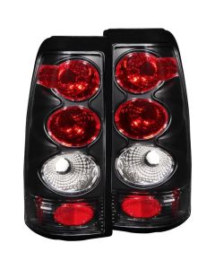 ANZO 1999-2002 Chevrolet Silverado 1500 Taillights Black - 211025