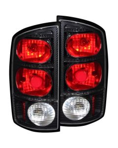 ANZO 2002-2005 Dodge Ram 1500 Taillights Carbon - 211044