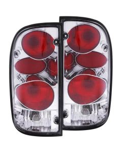 ANZO 1995-2000 Toyota Tacoma Taillights Chrome - 211127